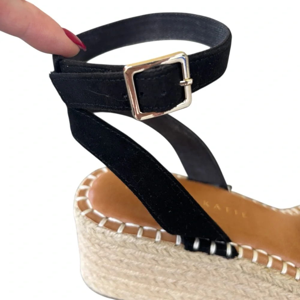 Kelly & Katie Faydrena Espadrille Wedge Sandals 7